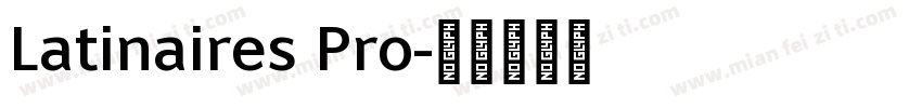 Latinaires Pro字体转换